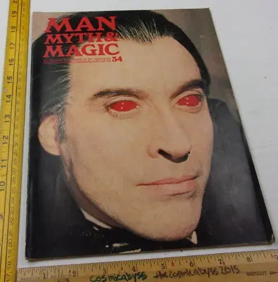Man Myth & Magic Supernatural Magazine #34 1971 Witches Witch Hunts Chris Lee • $13.95