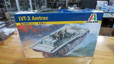 1/35 ITALERI LVT-2 AMTRAC BUFFALO #6462 NEW WWII ARMOR MODEL KIT New QIK SH • $44