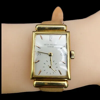 Patek Phillipe Ref 1531 18Kt Solid Gold Watch With Service Box & Original Buckle • £6728.68