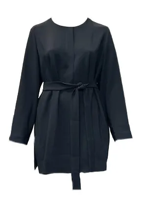 Marina Rinaldi Women's Black Filosofo  Belted Jacket NWT • $163.75