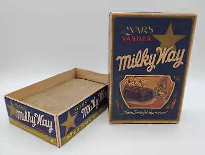 Vintage 1920s Mars Milky Way Vanilla 5c Store Display Candy Box; Rare • $189.99