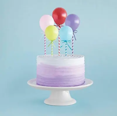 £4.95 • Buy Cake Toppers Mini Balloon Creative Decoration Kits Balloons & Sticks 5 Pk
