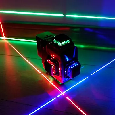 Laser Level 4X360 Cross Line Laser For Construction And Picture Hanging 16 Lin • $137.59