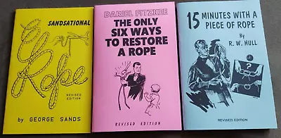 Lot Of Three Rope Magic Books (Sands Hull Fitzkee Titles) • $19.99