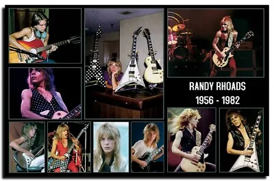 Randy Rhoads Poster 24x36 Inch Live Concert Photo Rare Wall Art Print - RR14 • $19.97