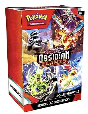 Pokemon TCG Obsidian Flames Booster Bundle SEALED 6 Packs • $20.99