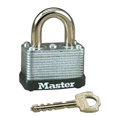 Master Lock 22KA-337  1-1/2  Warded Steel Keyed Alike Padlock • $18.78