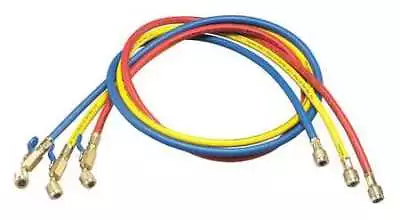 Yellow Jacket 29983 Manifold Hose Set 36 In Red Yellow Blue Angle: 45 • $119.22