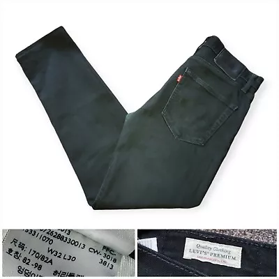 Levi 512 Jeans Slim Tapered Stretch Zip Fly Men’s UK Size W32 L30 • £24.95