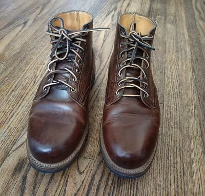 Viberg X Notre Shop Service Boot Vintage Mocha Commando Sole Size 8.5 • $365