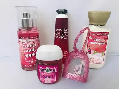 Bath & Body Works Winter Candy Apple Mist Cream Lotion Gel 5pcs  Travel Size Set • $24.90