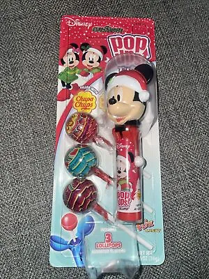 MICKEY MOUSE CHRISTMAS POP UP LOLLIPOP By Chupa Chups Flix Candy • $2.69