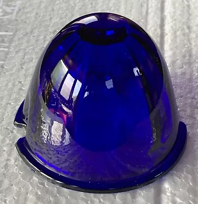 Vintage Blue Glass Watermelon Lens For Cab Lights Kenworth Autocar Peterbilt  • $16.99