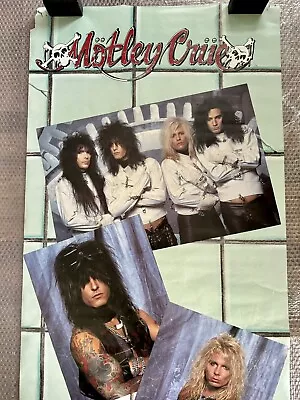 Motley Crue Original 1989 Huge Door Poster Dr. Feelgood Nikki Sixx • $39