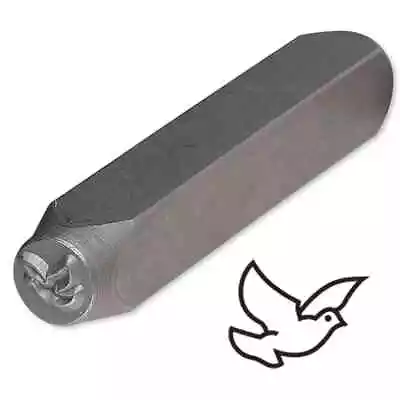 Steel Stamp Punch Tool Design Embellish Metal Plastic Blanks Dove 15 • $11.99