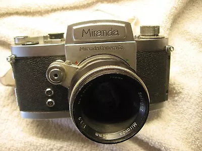 Miranda D Camera W/50mm F1.9 Soligor Lens • $79.50