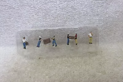 New N Scale Woodland Scenics Painted Dock Workers - 6 Count • $6.89