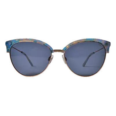 New MEXX Sunglasses 6418 300 Turquoise Rose Gold Frame Blue Lens 56-16-140 • $49.95