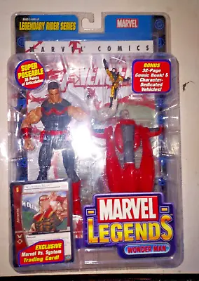 Marvel Legends Wonder Man Figure Legendary Rider Series Toy Biz 2005 MIP • $29.99