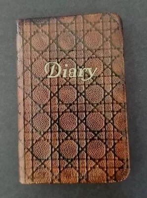 Antique Vintage The Ideal Midget Diary Year 1939 Calendar Cash Account Miniature • $9.45