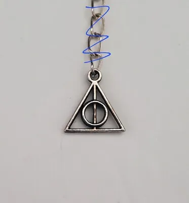 Harry Potter Time Turner Deathly Hallows Triangle Pendant • $3.99