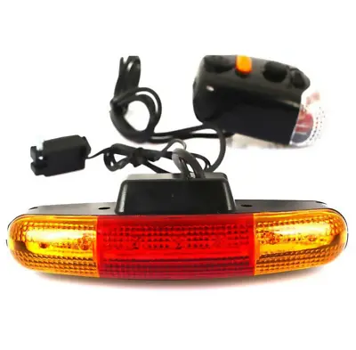 7LED Bicycle Turn Signal Light With Horn MTB Front Rear Lights Cycling Taillight • $12.37