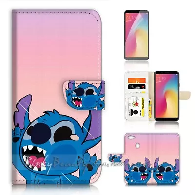 ( For Oppo A73 ) Flip Wallet Case Cover P21578 Cute Little Monster • $12.99