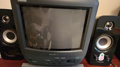 Sony Trinitron KV-9PT50 9  CRT Television/TV Vintage Gaming 1997 | Tested • $39.99