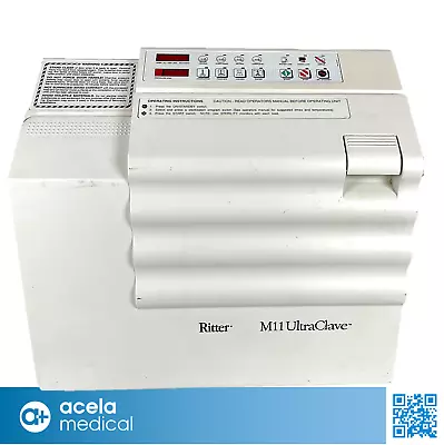 Midmark Ritter M11 Autoclave Ultraclave Sterilizer-Fully Refurbished-ES007822 • $2100