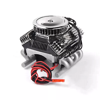 Simulate Car V8 Engine Motor F82 Motor Cooling Fan For 1/10 RC TRX4 SCX10 RC4WD • $48.27