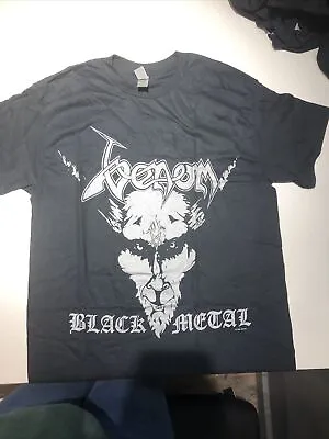 Venom- Black Metal T-Shirt Black And Silver XL • $18.99