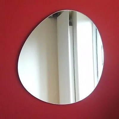 £74.87 • Buy Round Pebble Shaped Acrylic Mirrors - Various Sizes
