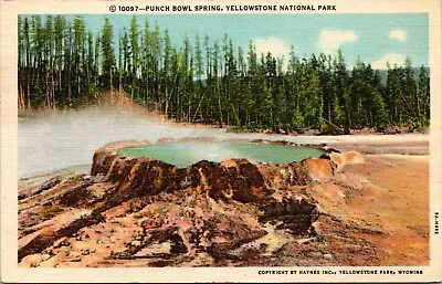 $2.65 • Buy Postcard Punch Bowl Spring Yellowstone National Park POSTED