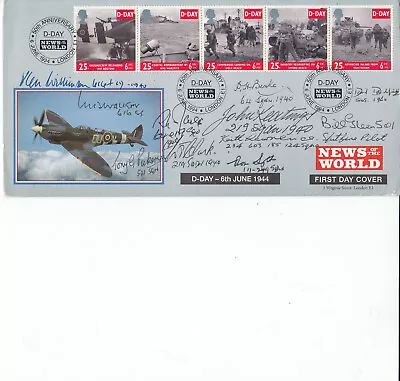 £99.99 • Buy Gb First Day Covers CoverCraft 1994 News Of The World,D-Day Official Signed 11
