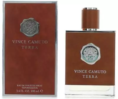 TERRA By Vince Camuto Cologne Men EDT 3.3 / 3.4 Oz New In Box • $30.21