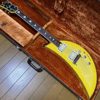 Electric Guitar Kawai Moon Sault MS-1000 Moonlight Yellow Vintage And Hard Case • $4653