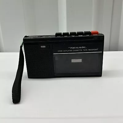 Vintage Radio Shack Realistic Voice Actuated Cassette Tape Recorder CTR-85 • $24.89