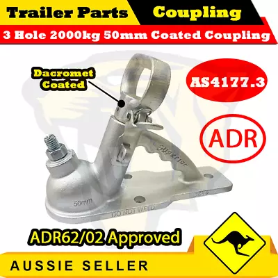 $32.40 • Buy Superior Quick Release Coupling 3 Holes Trailer Caravan Boat ADR Tested 2000 Kg