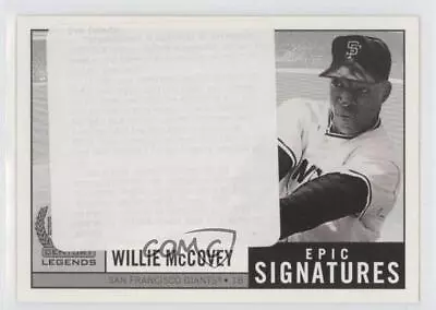 1999 Century Legends Epic Signatures Expired Redemptions Willie McCovey #WMc HOF • $23.54