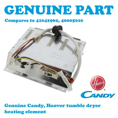 Tumble Dryer Heater Element HOOVER DX C9TCER-80 DX C9TCG-80 DYC 169A-80N • £28.95