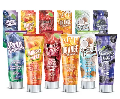 Fiesta Sun Fruity Scentsations Sunbed Tanning Lotion Cream Bottles & Sachets • £18.99