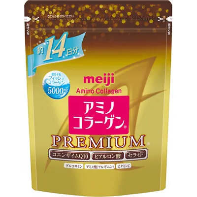 Meiji Amino Collagen Premium Powder Refill Package 14days/102g Made In Japan • $23.95