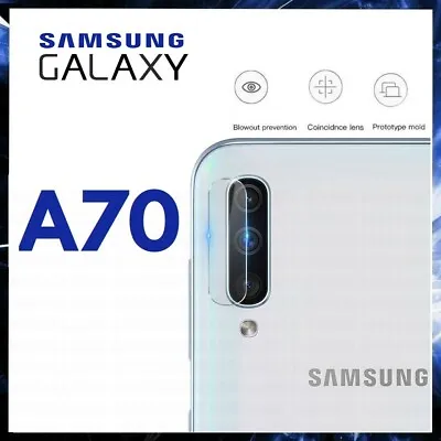 Glass Camera For SAMSUNG GALAXY A70 Film Protection Slide Tempered • £4.39