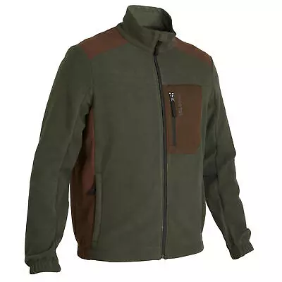 Recycled Hunting Fleece Jacket Outwear 500 - Camouflage Solognac • £22.99