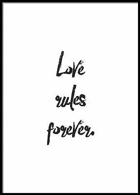 Love Rules Forever Minimalist Art Print Minimalist Photo Minimalist Modern • £3.49