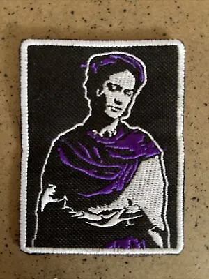 Frida Kahlo Iron On Embroidered  Patch.  Black And White. Parche De Frida Khalo • $10.99