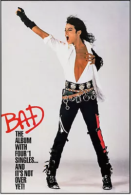 Jackson Bad Poster Replica 13x19  Photo Print • $16.96