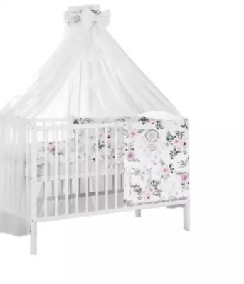 Baby Canopy Drape Mosquito Net With Ribbon ONLY COTBED/ COT Dream Catcher • £28.99