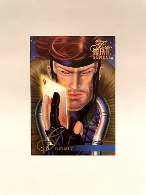 1995 Flair Marvel Annual Gambit Base Card #4 • $2.75