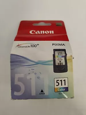 Genuine Original Canon 511 CL-511 Colour Ink Cartridge Pixma IP2700 IP2702 MP230 • £19.95